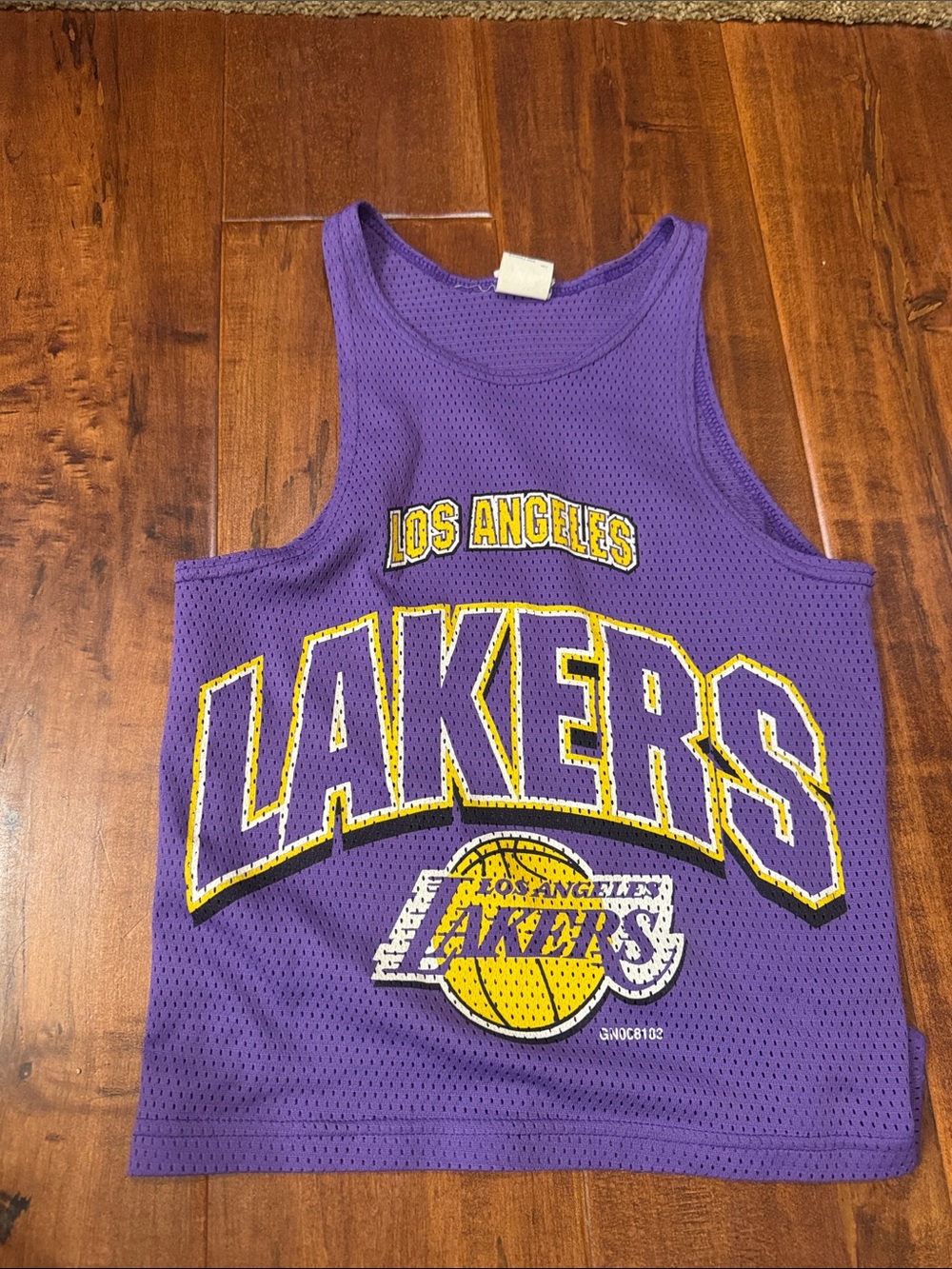 Los Angeles Lakers Purple Mesh Jersey Tank